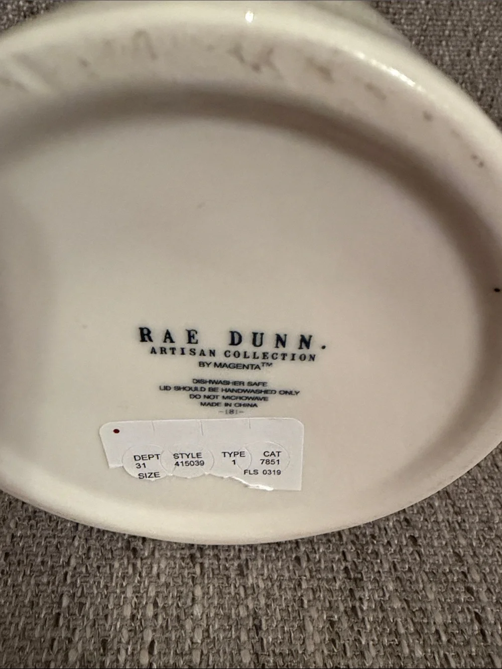 Rae Dunn cluck. HTF farm line canister